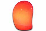 Free-Standing Polished Pink Manganoan Calcite - Fluorescent! #365836-1